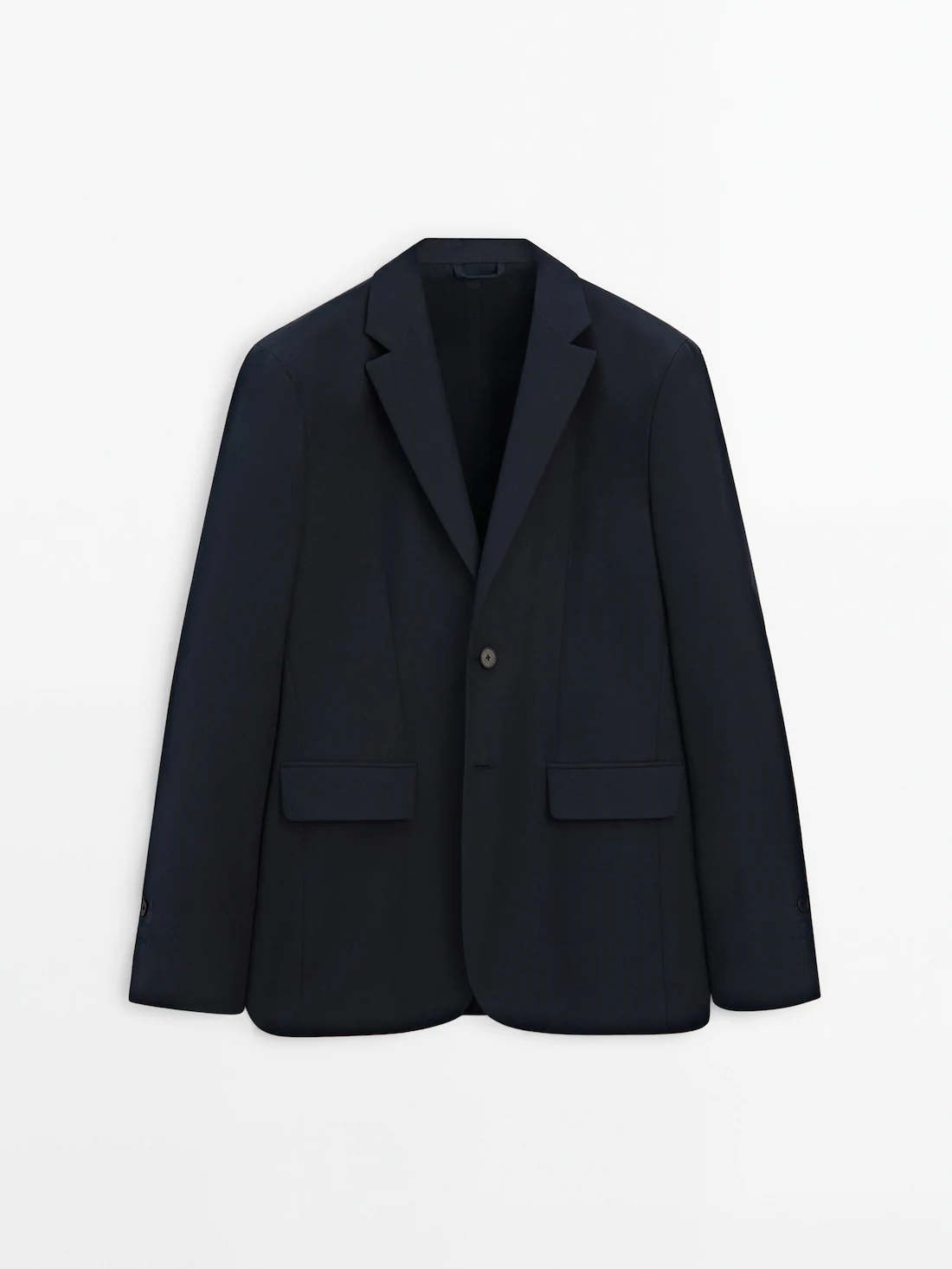 Brushed cotton blazer online