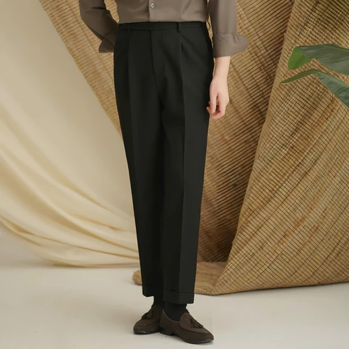 Classic Belted Trousers