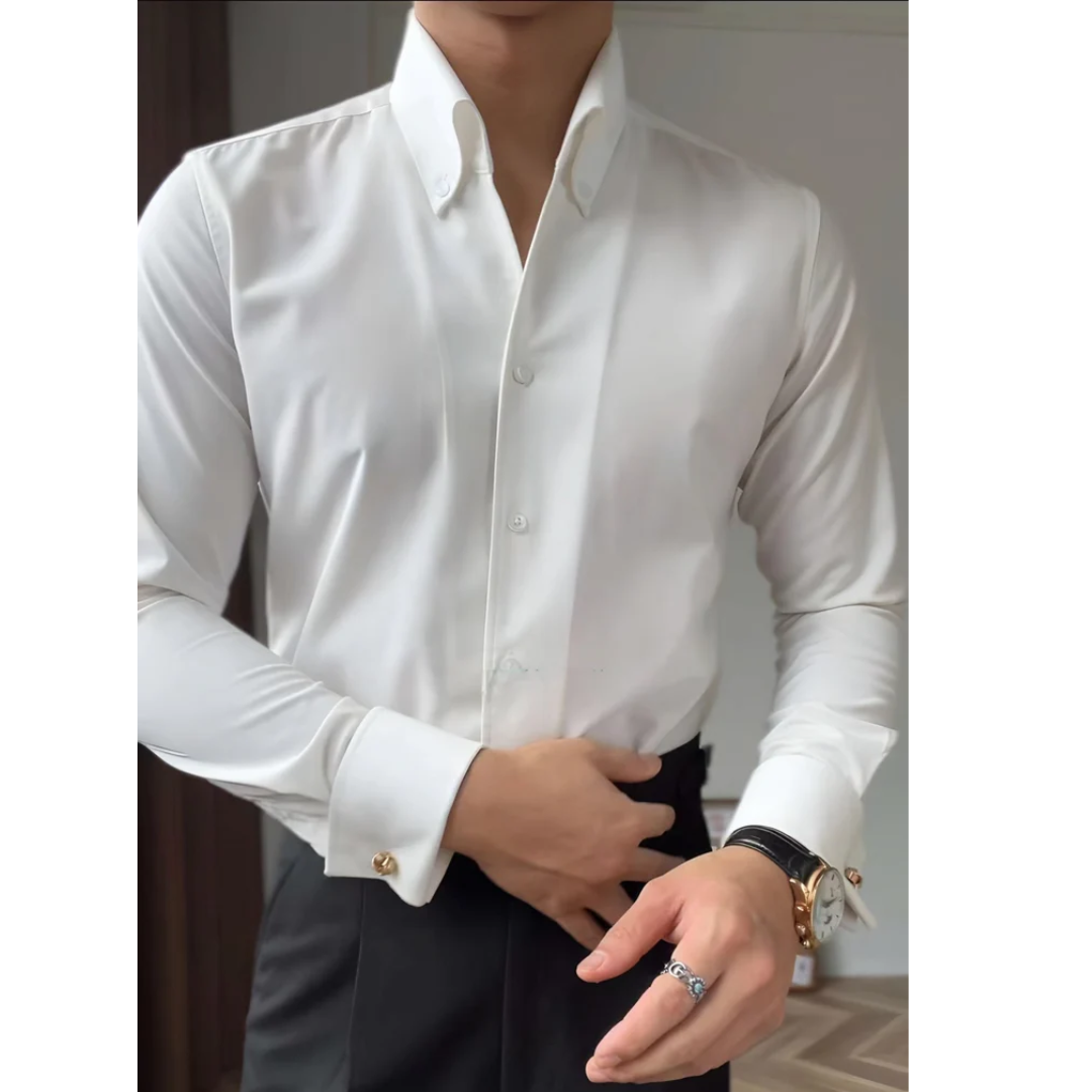 Button Down Cufflinks Shirt