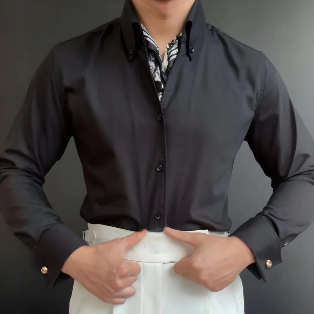 Button Down Cufflinks Shirt