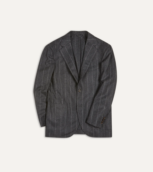 CHALK STRIPE RELAXED BLAZER